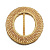 Пряжка натуральна кругла HR2012 (80 мм)